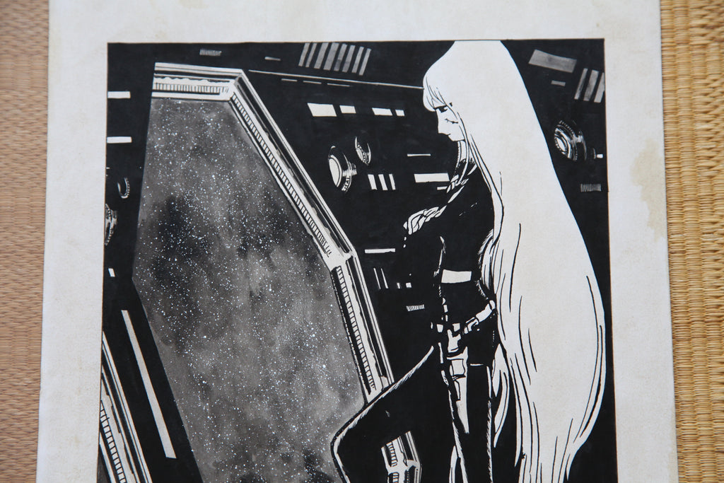 Detail view 14 of Maetel Portrait | Showa Era Manga Art