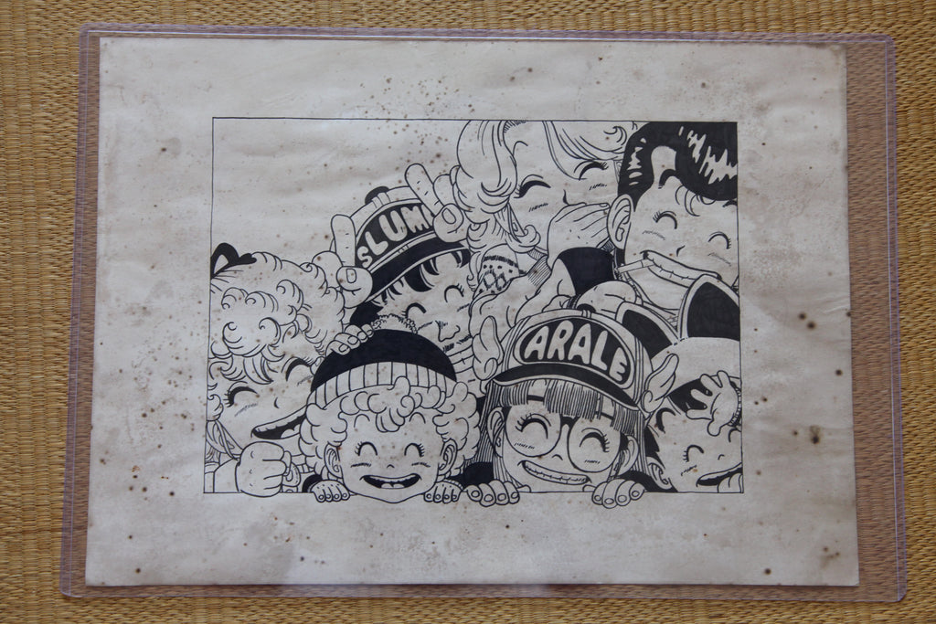 Akira Toriyama Arale Norimaki Portrait Lum Alien Princess | Douga-Style Hand-Drawn Vintage Manga Art