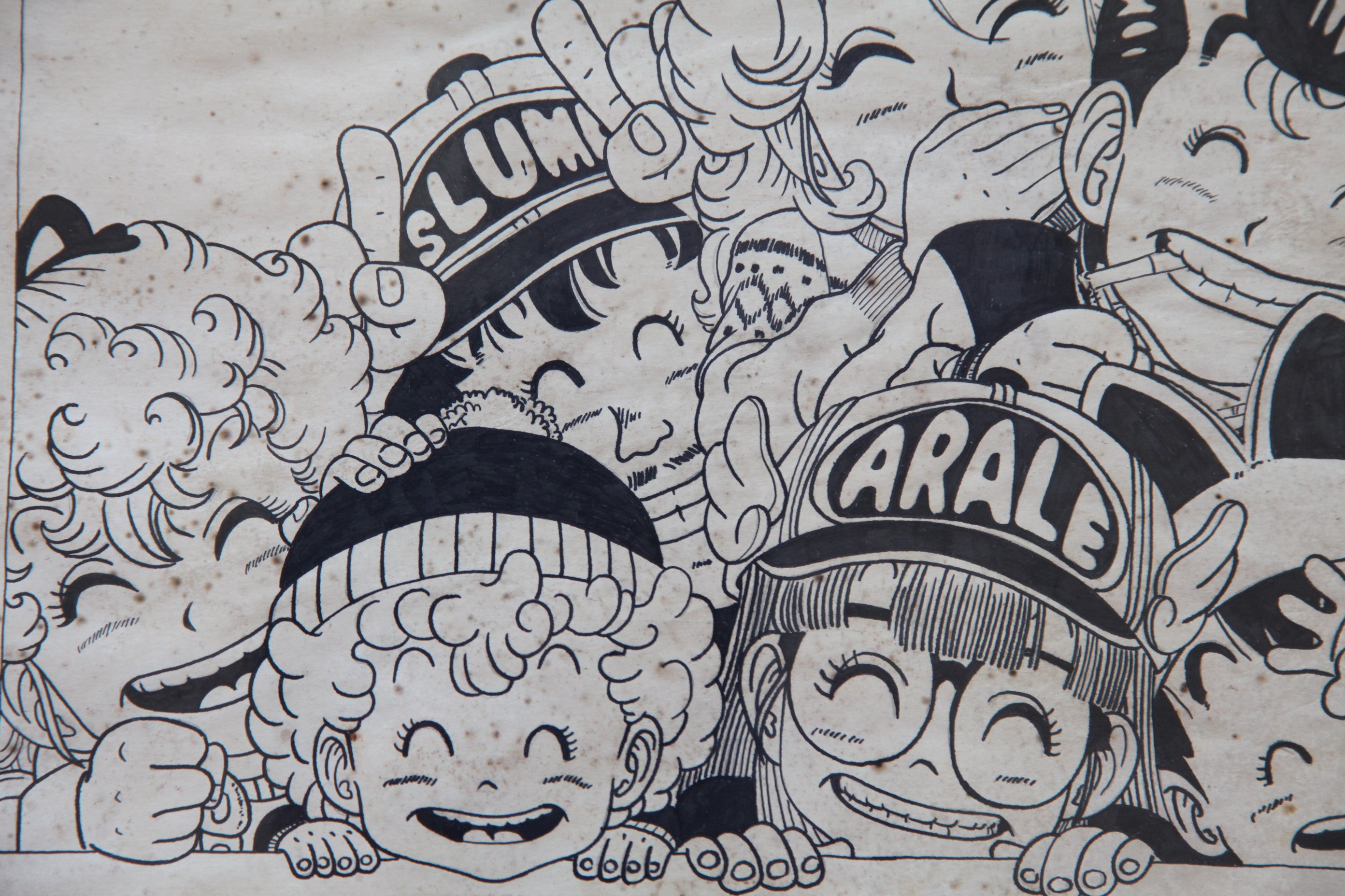 Full scene view of Arale Norimaki Portrait Lum Alien Princess | Vintage Manga Reproduction