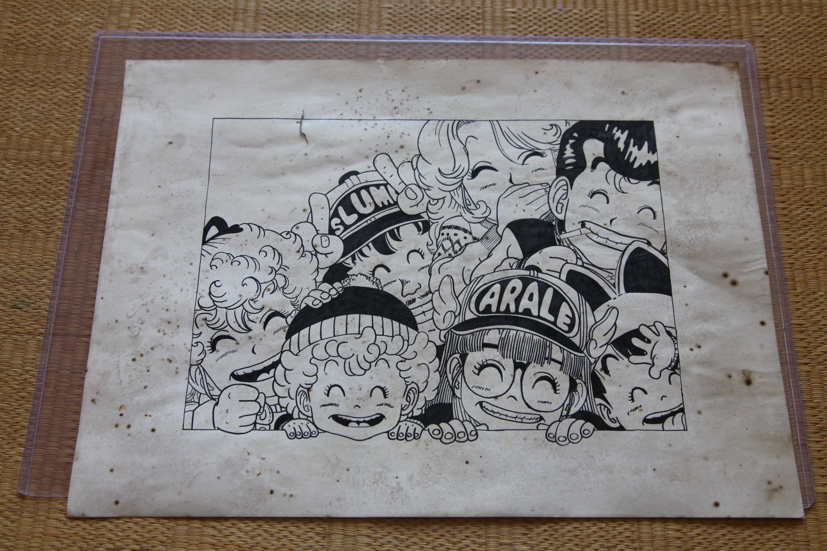 Dialogue balloons and text detail from Arale Norimaki Portrait Lum Alien Princess
