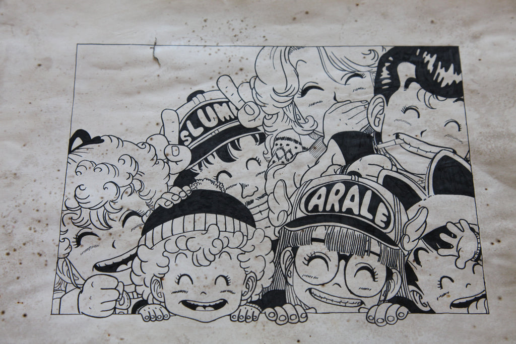 Detail view 6 of Arale Norimaki Portrait Lum Alien Princess | Showa Era Manga Art