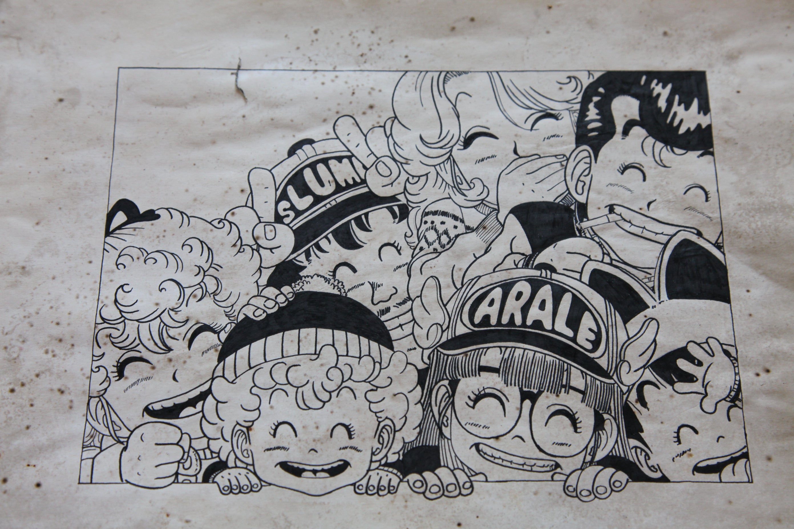 Detail view 6 of Arale Norimaki Portrait Lum Alien Princess | Showa Era Manga Art