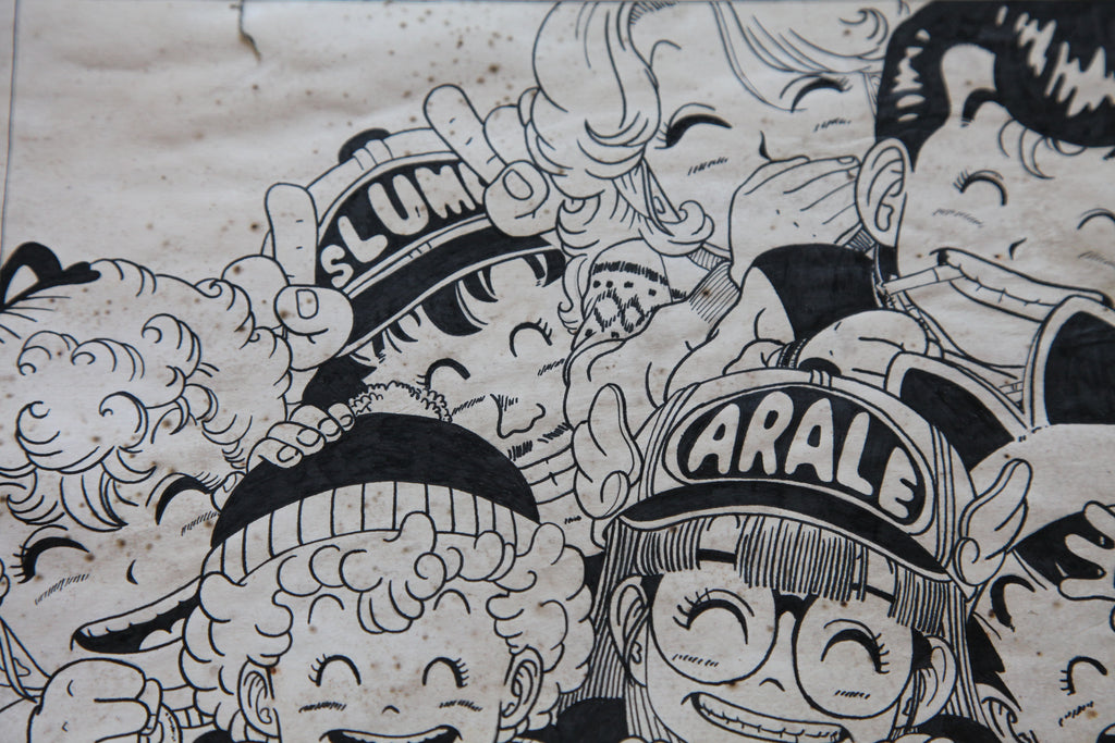 Detail view 7 of Arale Norimaki Portrait Lum Alien Princess | Showa Era Manga Art
