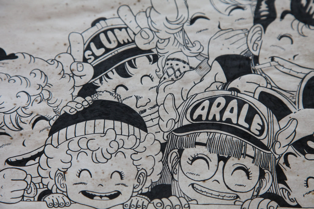 Detail view 11 of Arale Norimaki Portrait Lum Alien Princess | Showa Era Manga Art