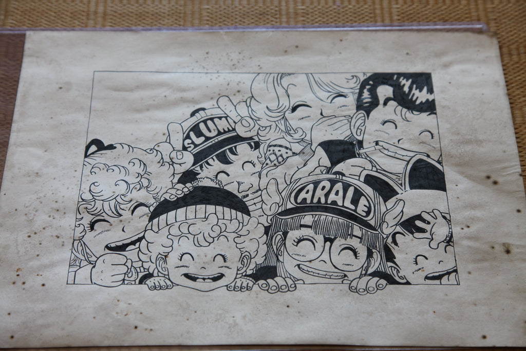 Black backing board and protective packaging of Arale Norimaki Portrait Lum Alien Princess