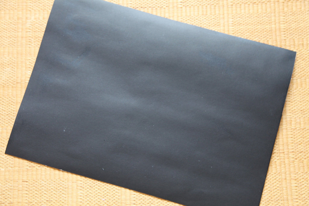 Backing board of mounted vintage manga art reproduction