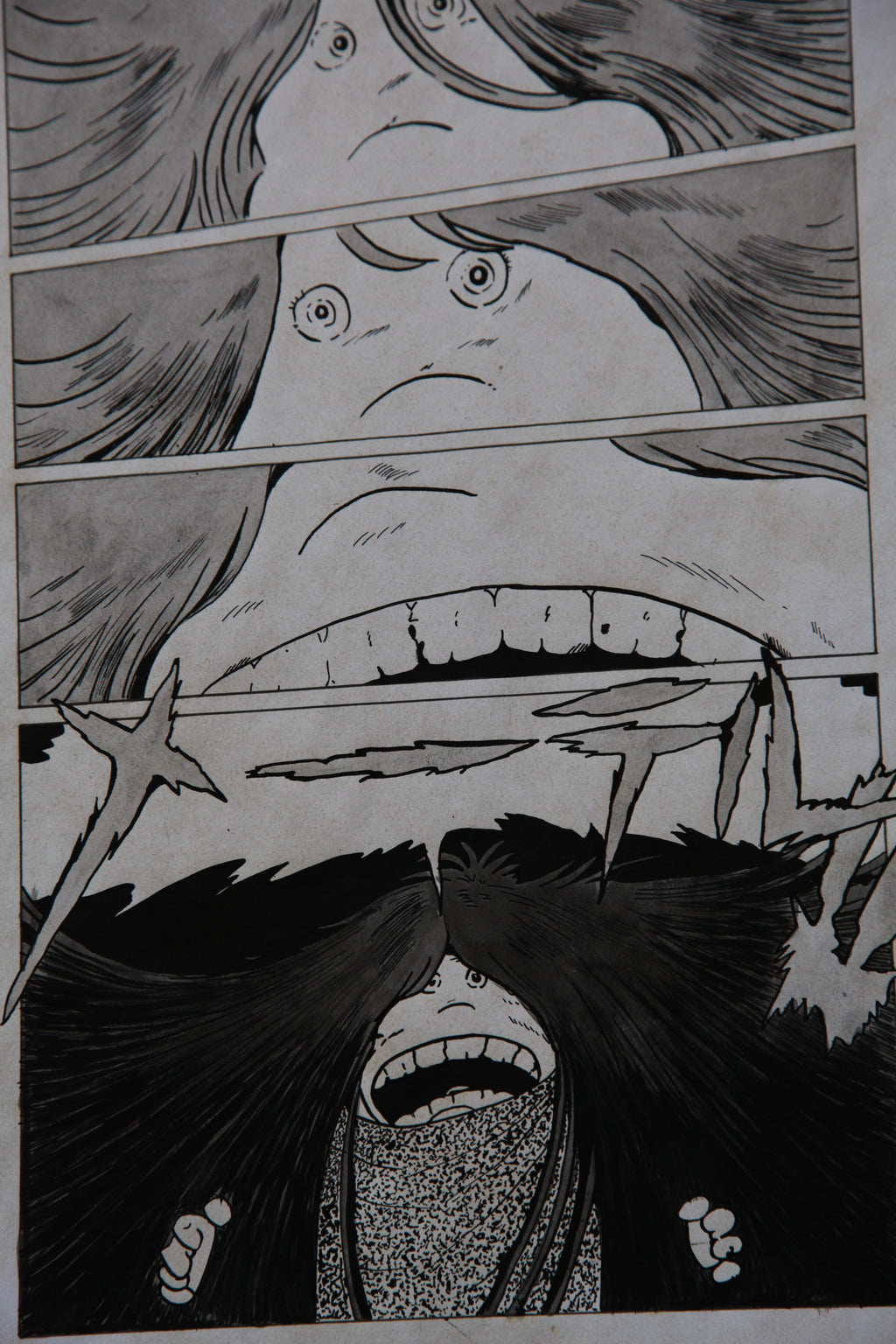 Full scene view of Galaxy Express 999 Scene | Vintage Manga Reproduction