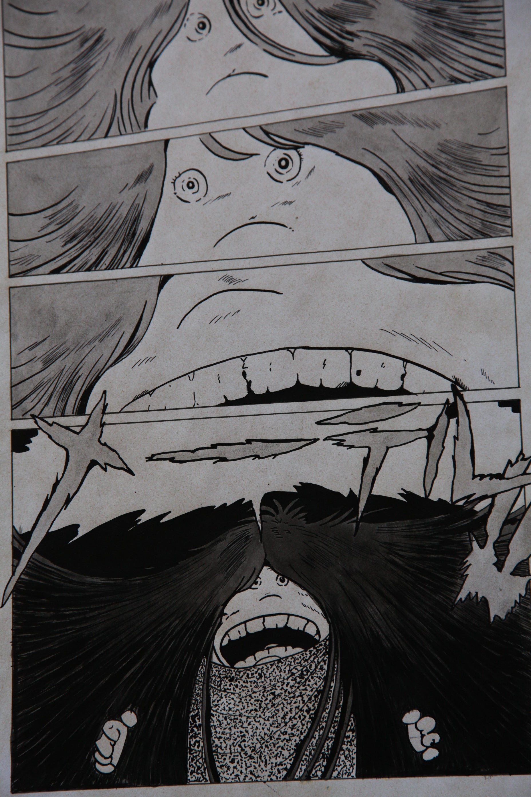 Full scene view of Galaxy Express 999 Scene | Vintage Manga Reproduction