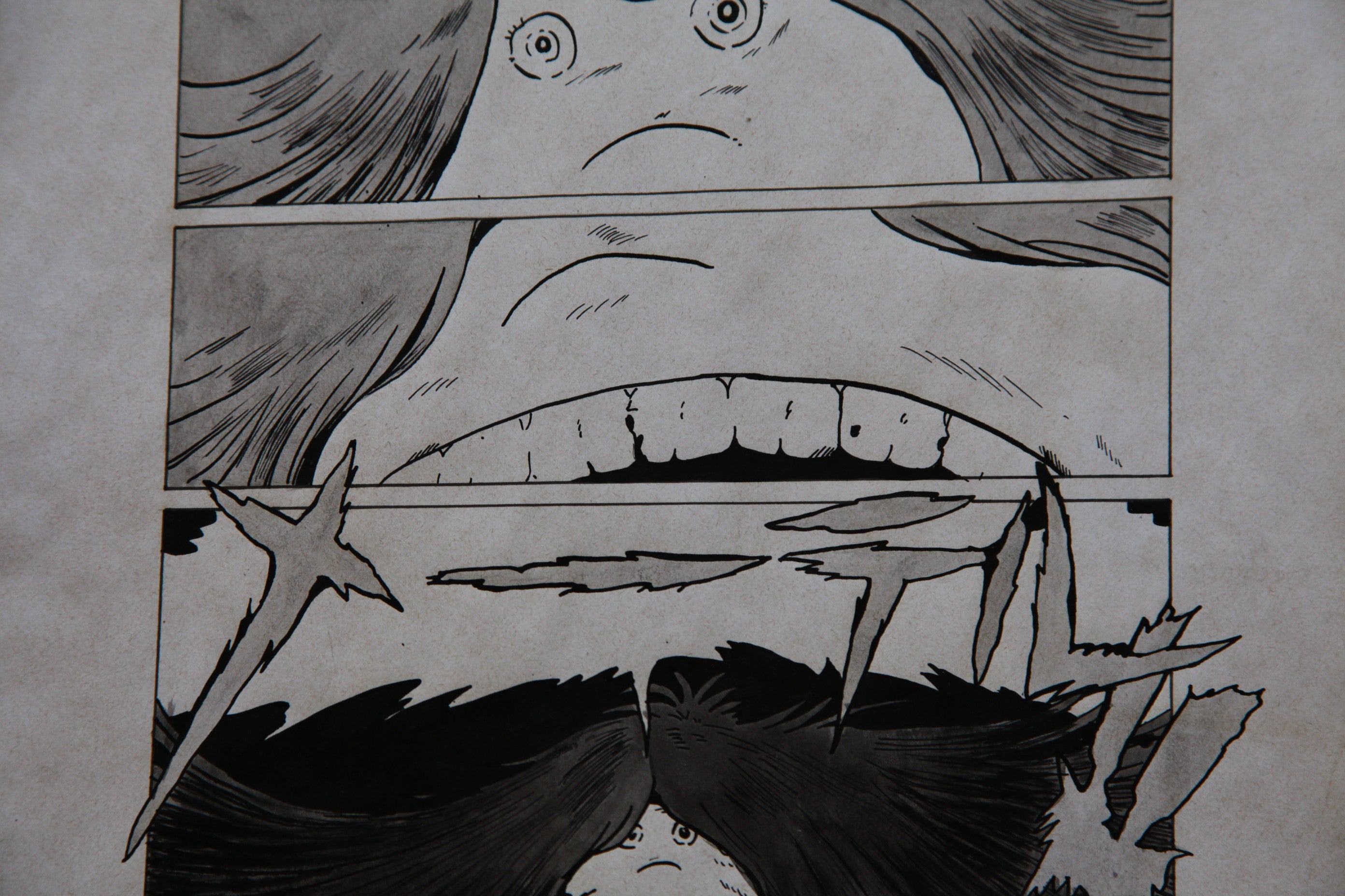 Dialogue balloons and text detail from Galaxy Express 999 Scene