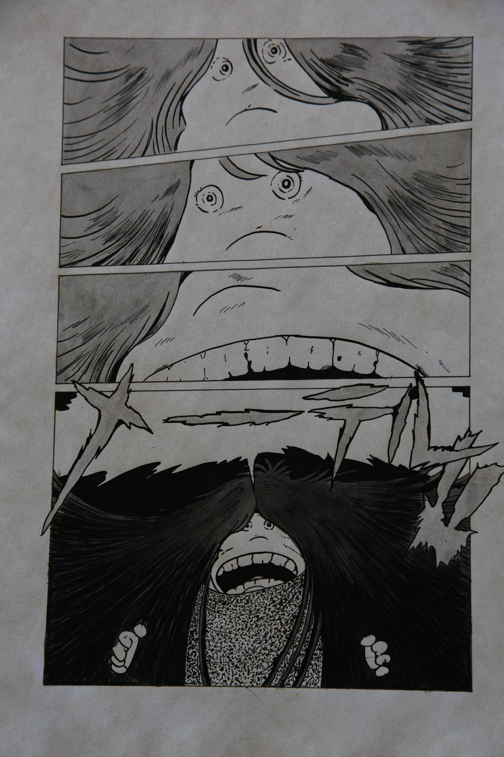 Detail view 7 of Galaxy Express 999 Scene | Showa Era Manga Art