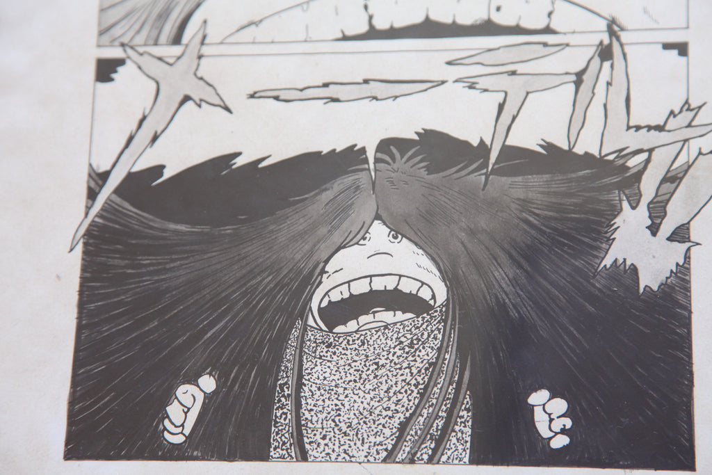Black backing board and protective packaging of Galaxy Express 999 Scene