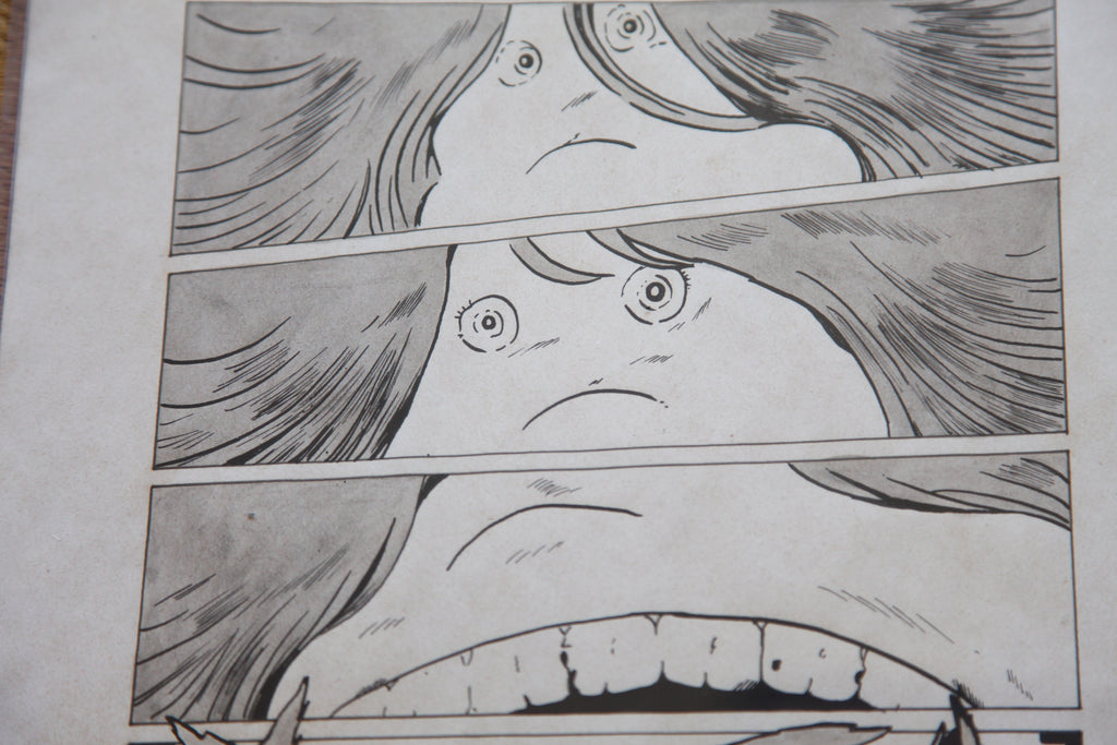 Black backing board and protective packaging of Galaxy Express 999 Scene