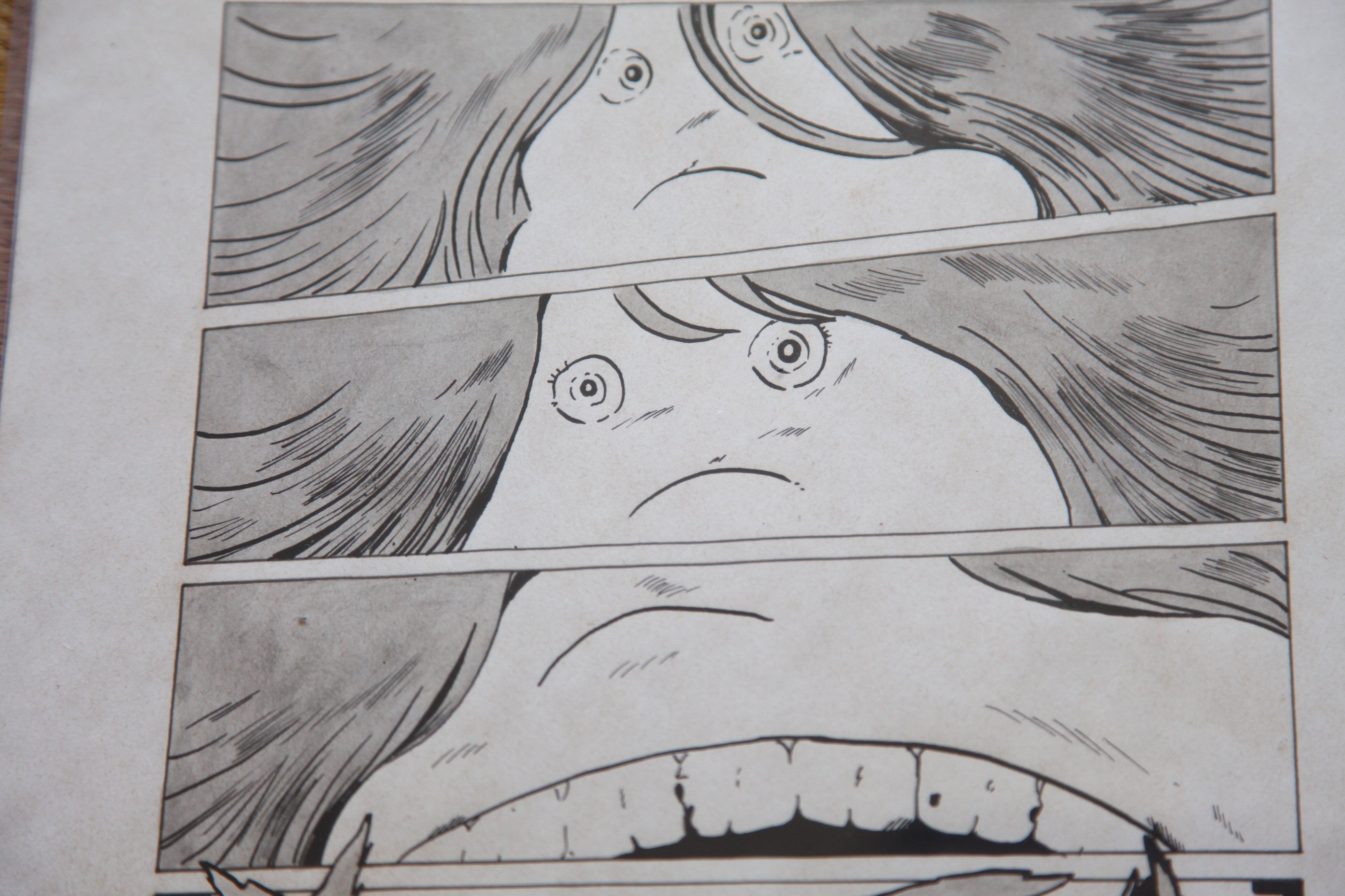 Black backing board and protective packaging of Galaxy Express 999 Scene
