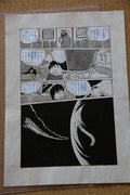 Leiji Matsumoto Galaxy Express 999 Scene | Douga-Style Hand-Drawn Vintage Manga Art
