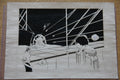 Leiji Matsumoto Galaxy Express 999 Scene | Douga-Style Hand-Drawn Vintage Manga Art