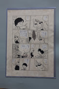 Leiji Matsumoto Galaxy Express 999 Scene | Douga-Style Hand-Drawn Vintage Manga Art