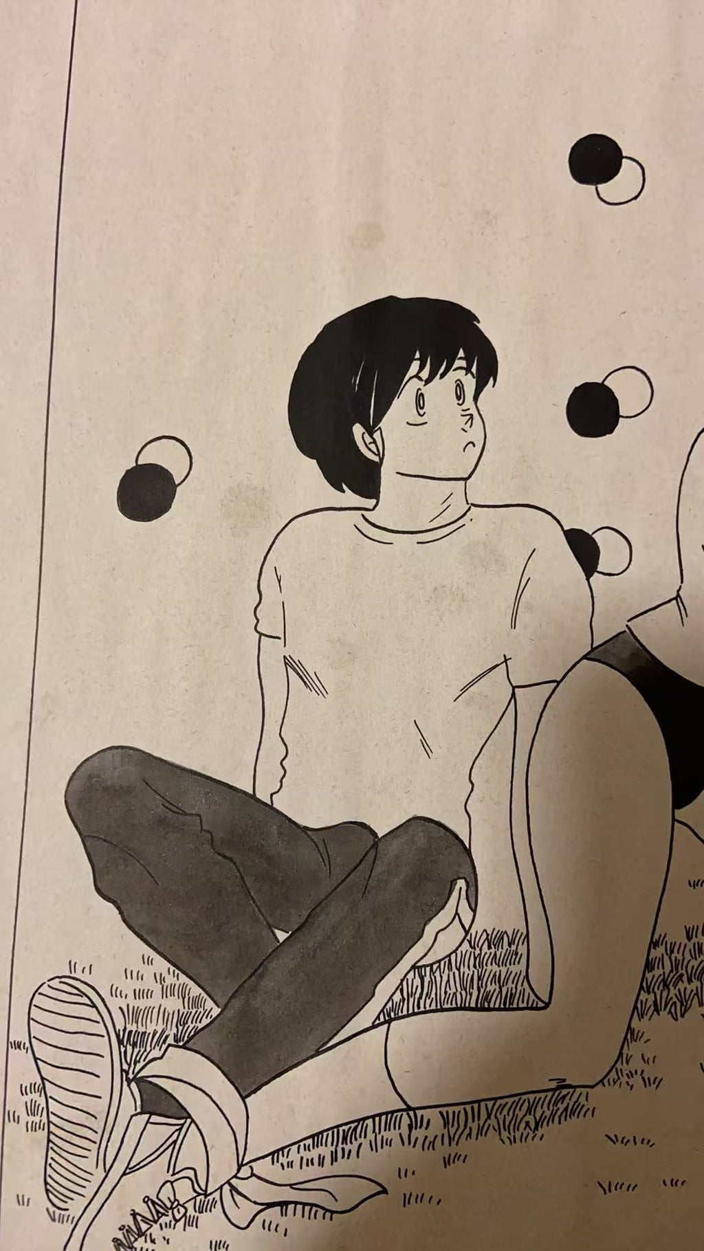 Full scene view of Maison Ikkoku Scene | Vintage Manga Reproduction