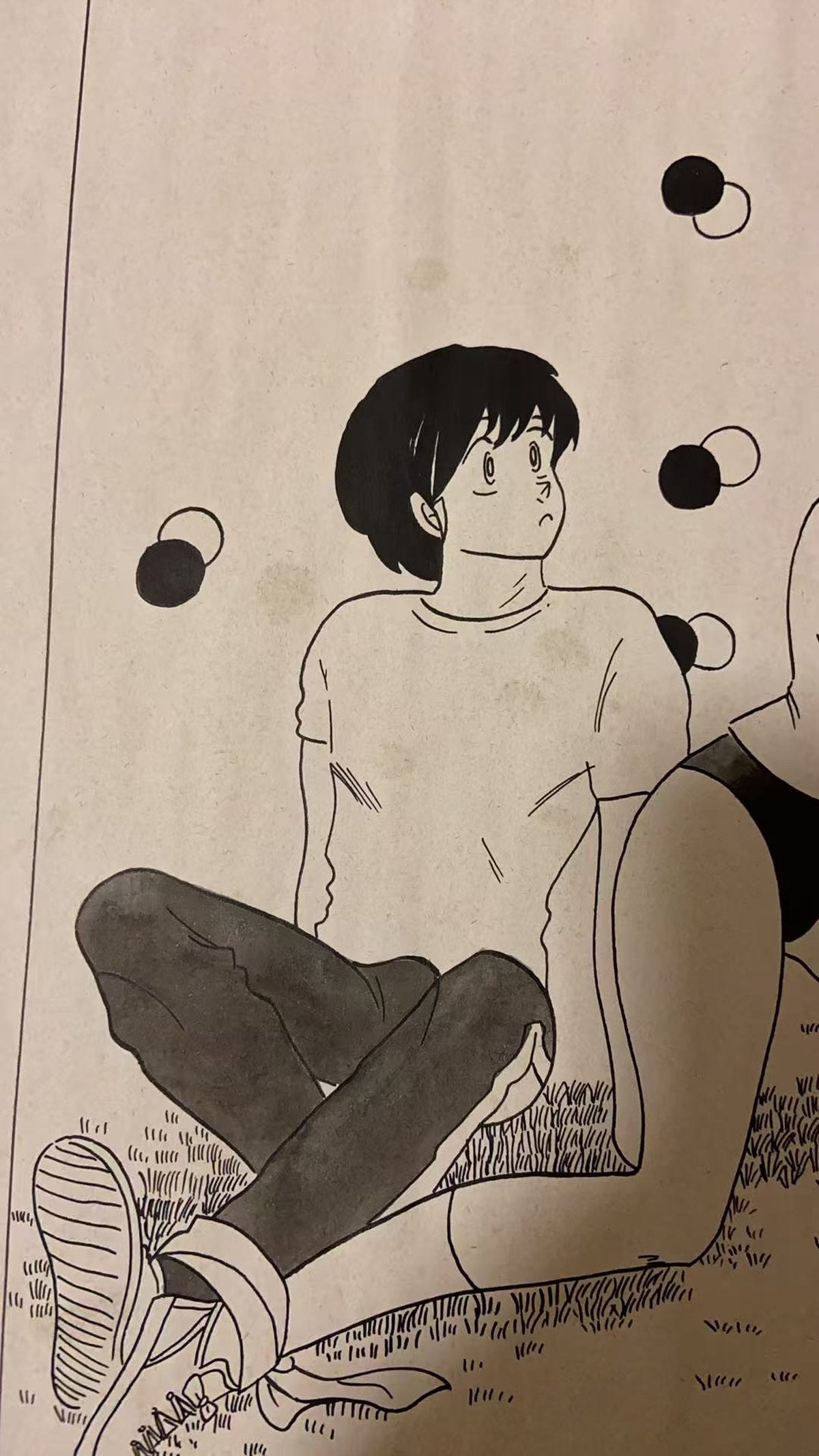 Full scene view of Maison Ikkoku Scene | Vintage Manga Reproduction